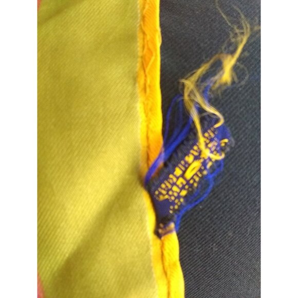 Vtg. Scarf Arnoldis? Retro Optic Psychedlic Japan 25.5" X 26" (Almost) READ - Picture 8 of 12